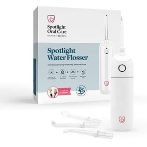 Spotlight Oral Care Water Flosser | Gently Removes Plaque & Bacteria from Betwee